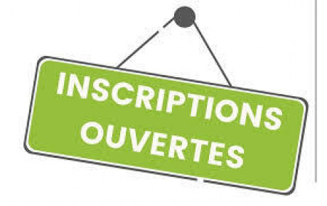 Inscriptions 2026-2027 : c'est maintenant !!